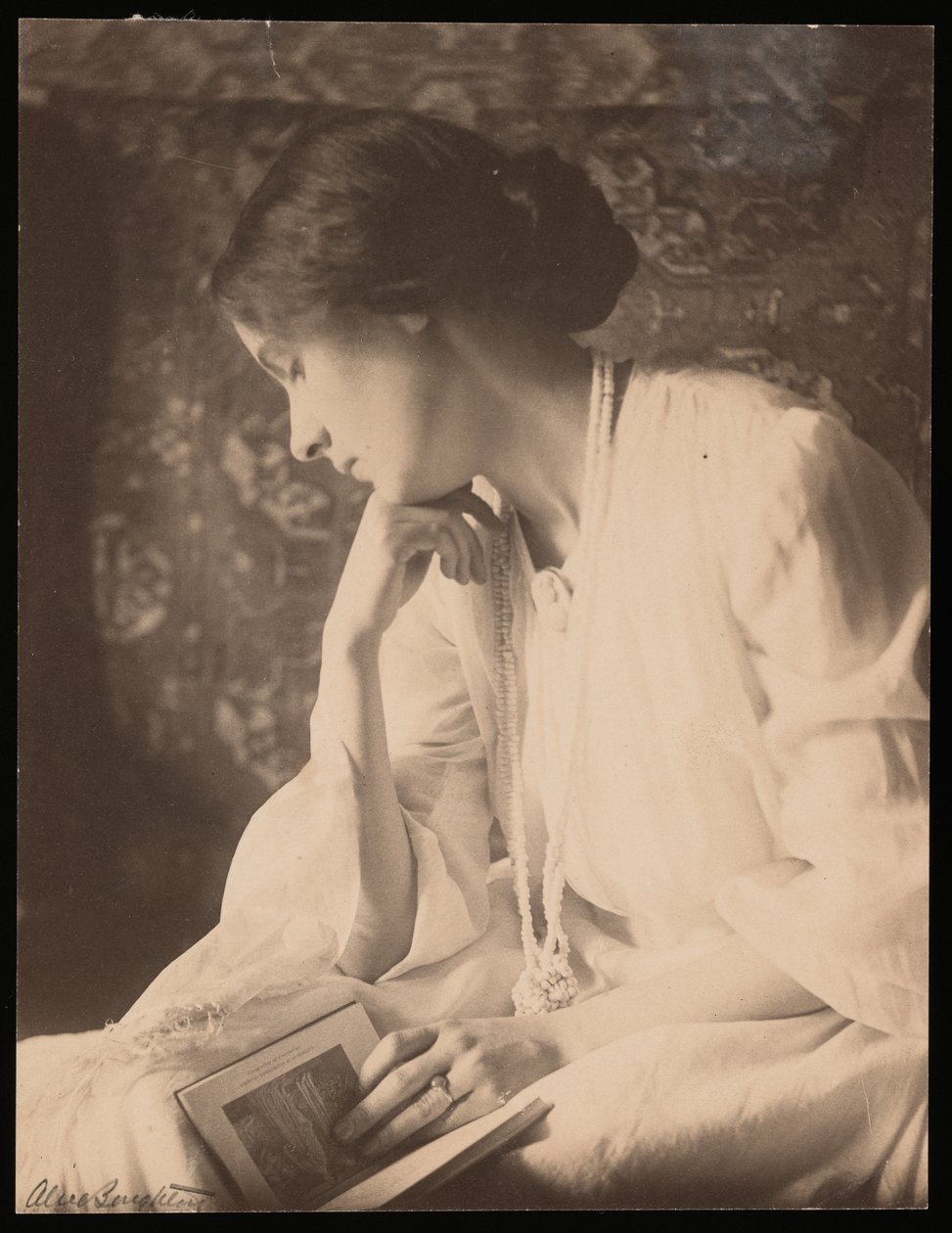 Alice Broughton-billede af Agnes Pelton (s/h-foto) af Alice Boughton