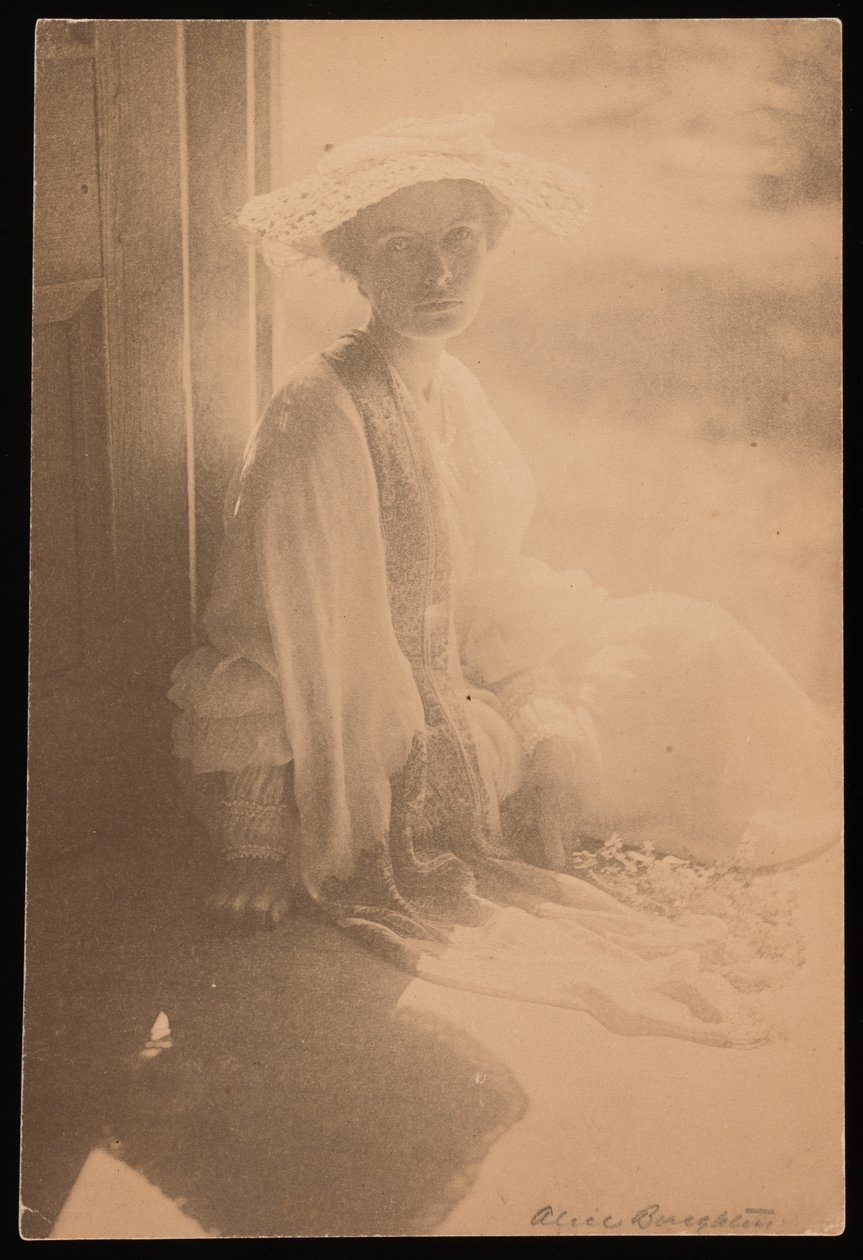 Alice Broughton-billede af Agnes Pelton (s/h-foto) af Alice Boughton