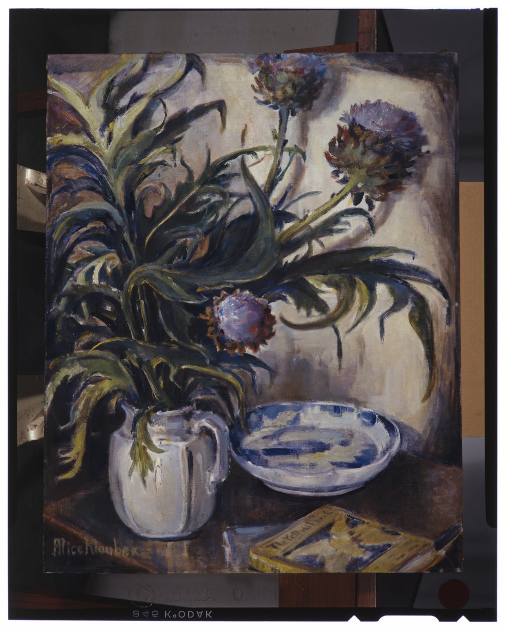 Artiskokker, ca. 1933 (olie på lærred) af Alice Ellen Klauber
