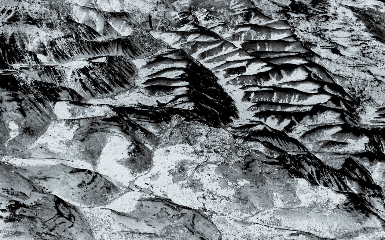 Over Nevada, 2018 (håndmalet fotografi) af Alice Gur Arie