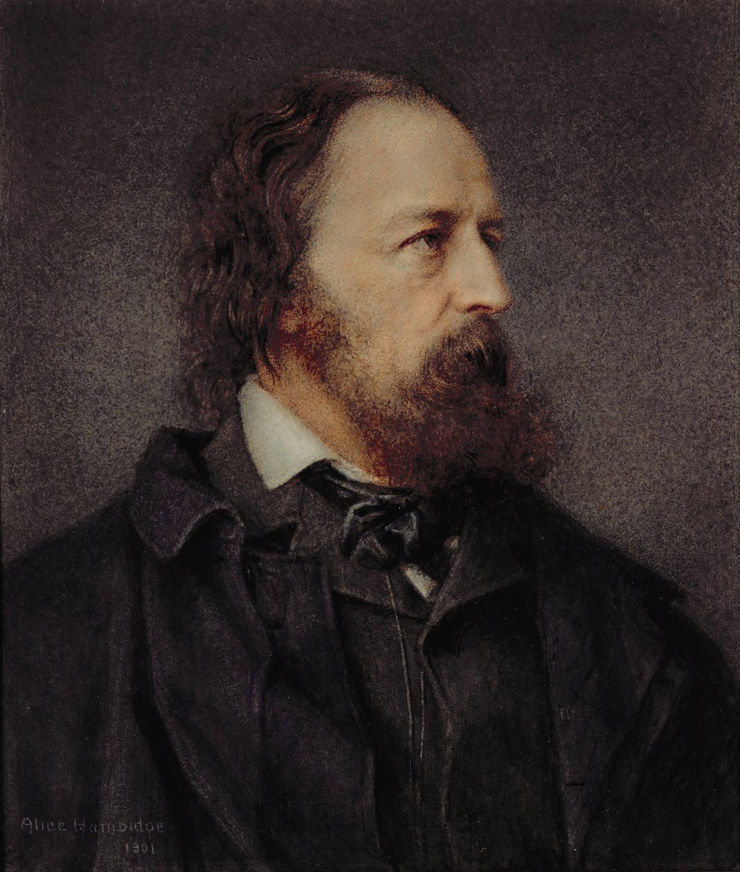 Lord Alfred Tennyson (1809-92) af Alice Hambidge