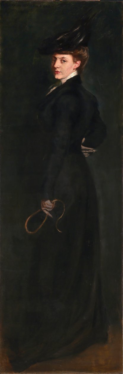 Anita Klar til en tur, ca. 1896. af Alice Pike Barney