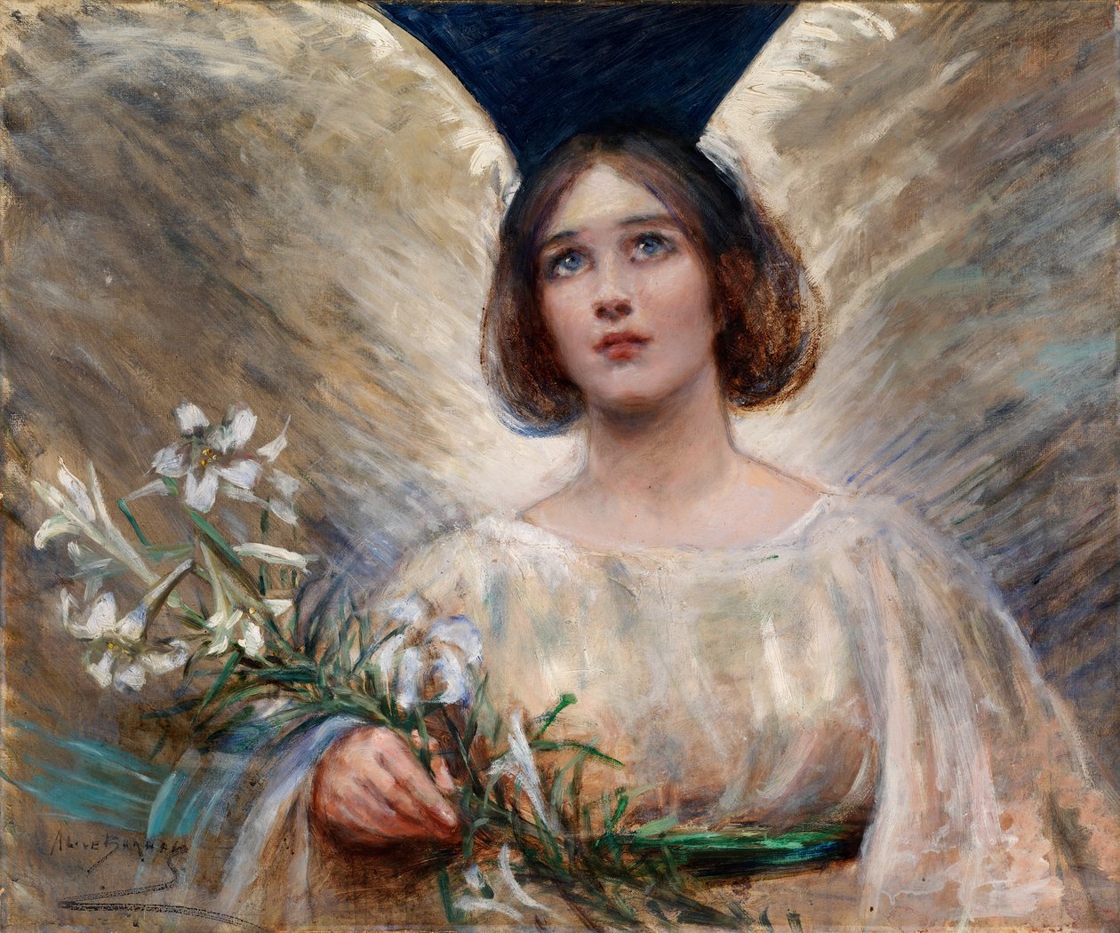 Påskeliljer, slutningen af det 19.-begyndelsen af det 20. århundrede. af Alice Pike Barney