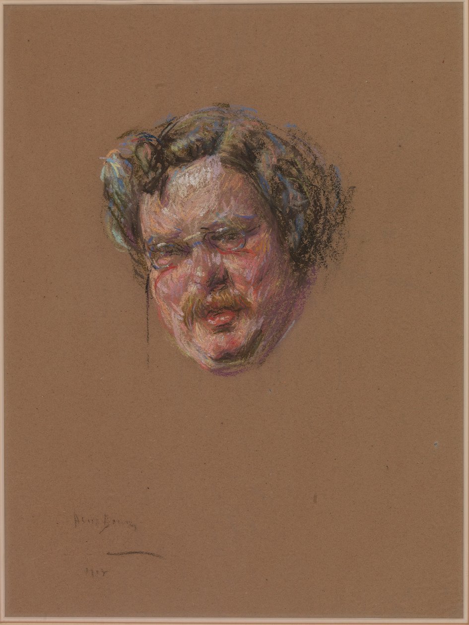 Gilbert K. Chesterton af Alice Pike Barney