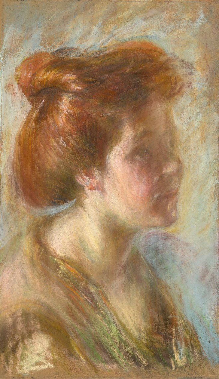 Pige med Titian-hår af Alice Pike Barney