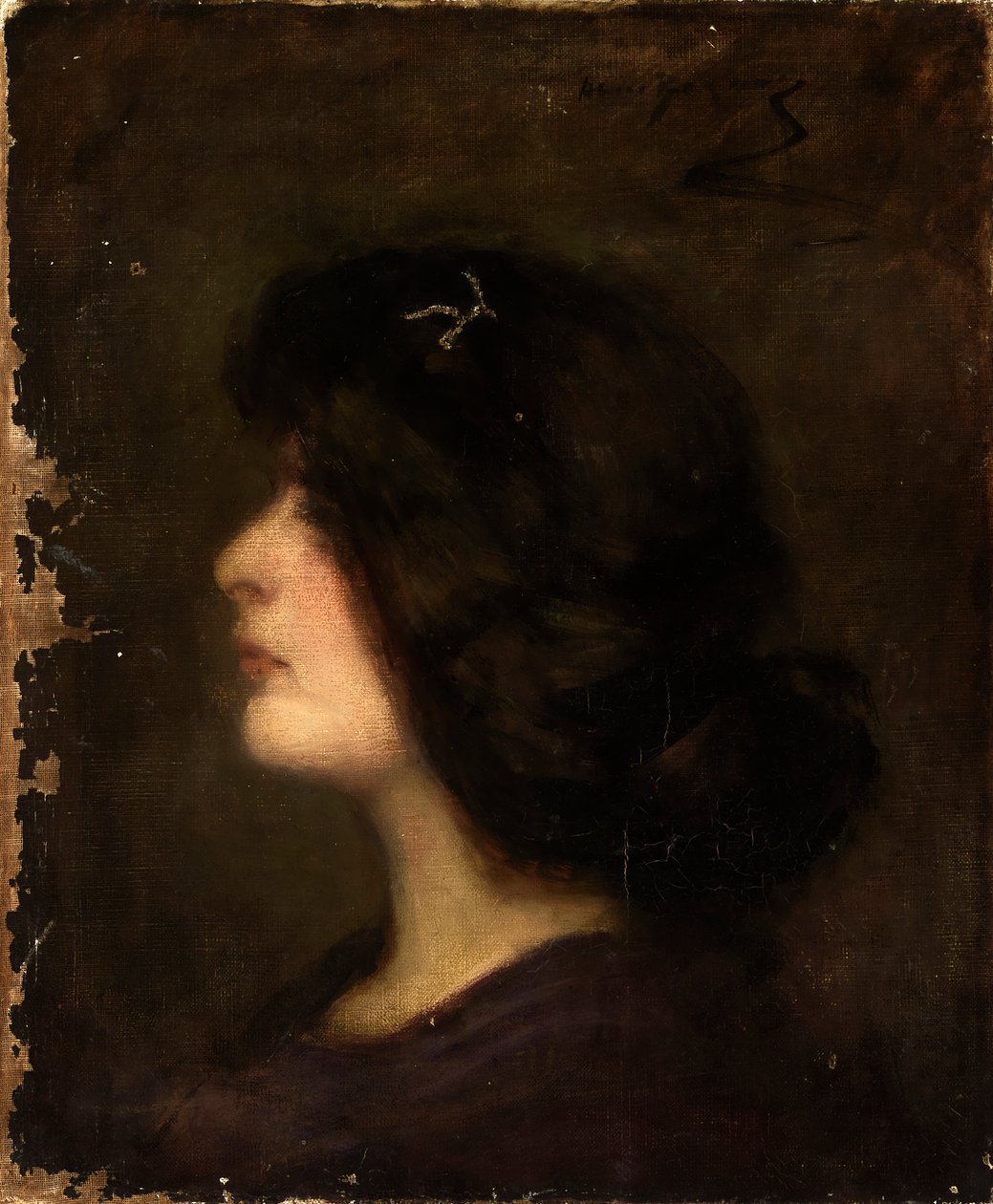 Laura på femten, 1894. af Alice Pike Barney