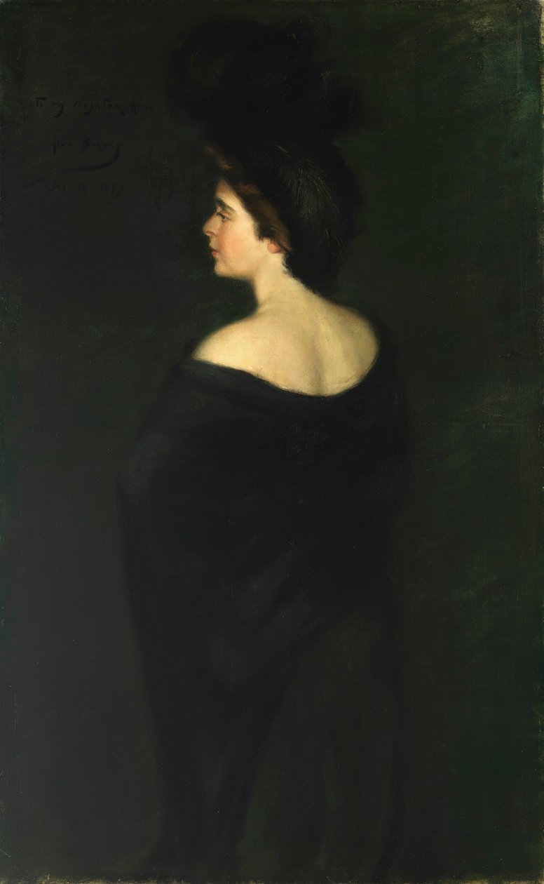 Laura i sort af Alice Pike Barney
