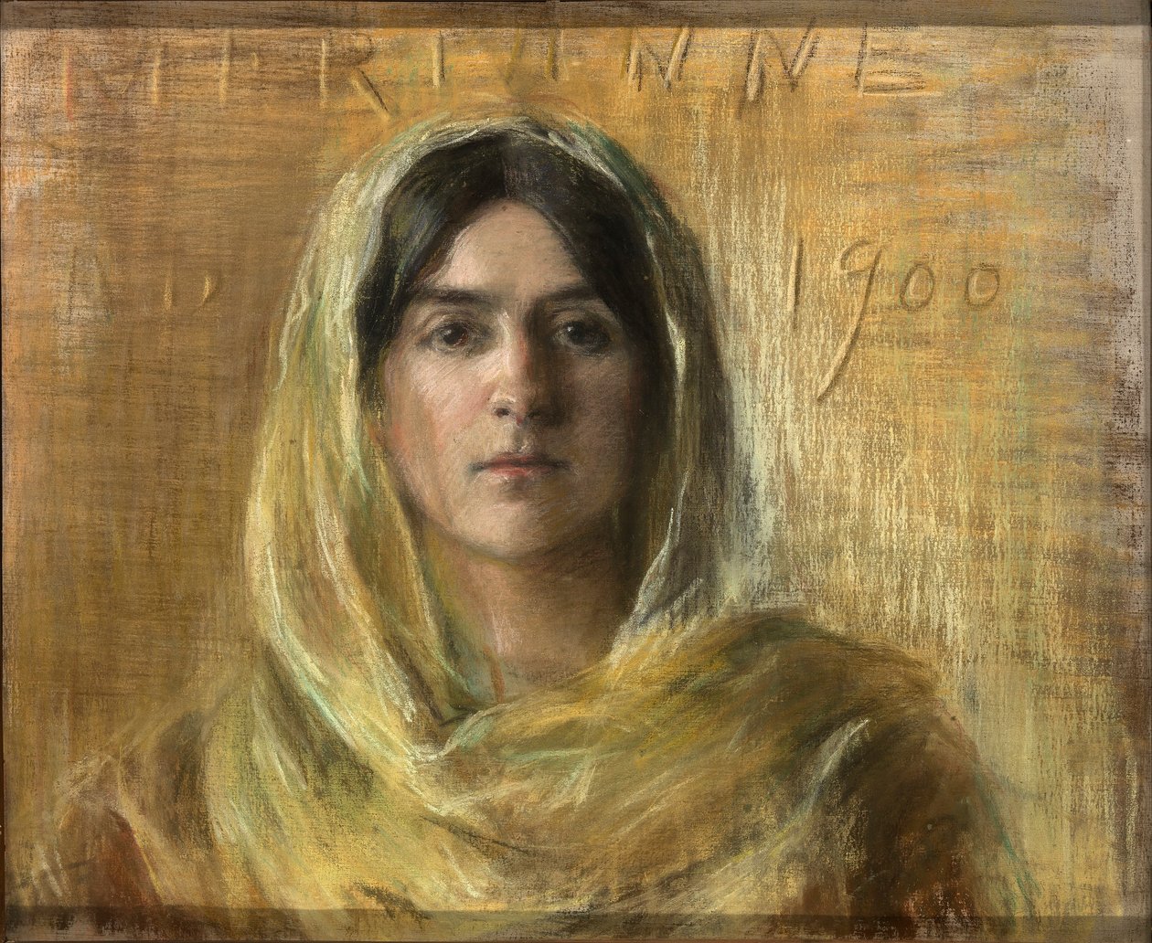 Marianne i gul af Alice Pike Barney