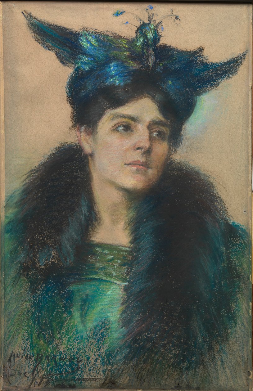 Marianne med hat af Alice Pike Barney
