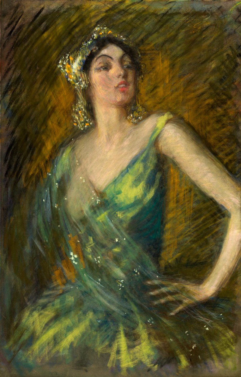 Ruth St. Denis, 1910. af Alice Pike Barney