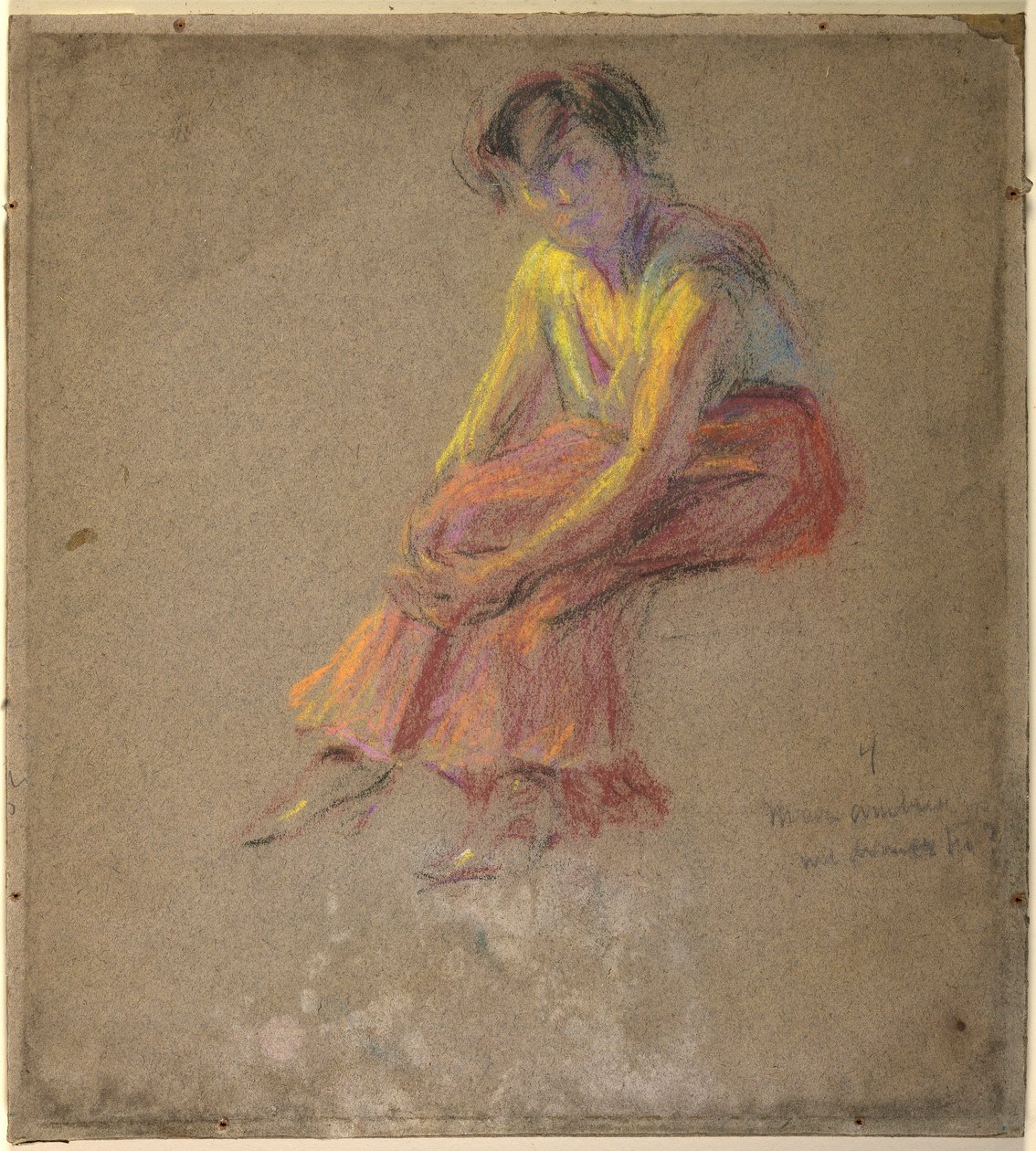 Siddende kvinde af Alice Pike Barney