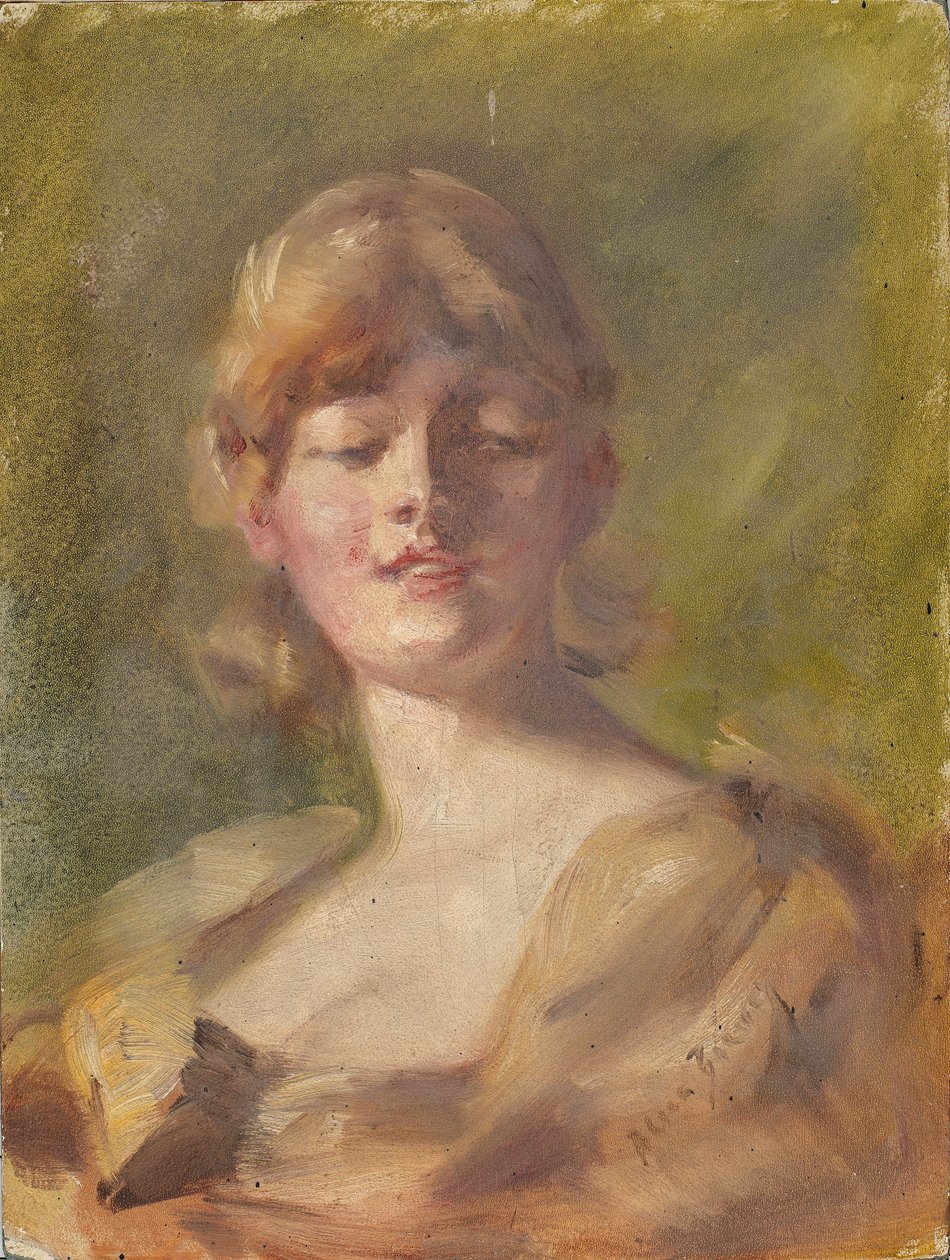 Undersøgelse af hovedet af Alice Pike Barney
