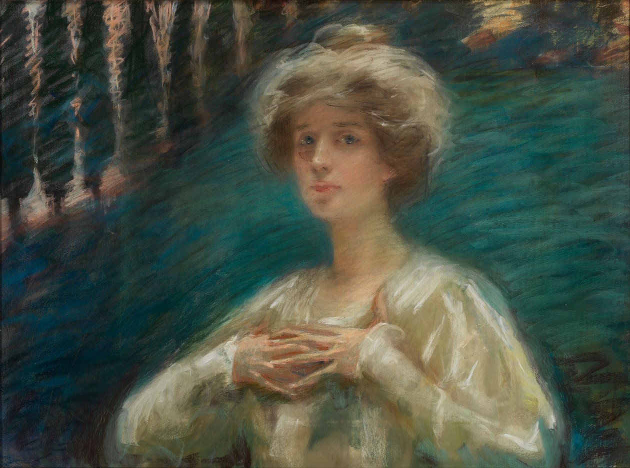 Sylvan baggrund af Alice Pike Barney