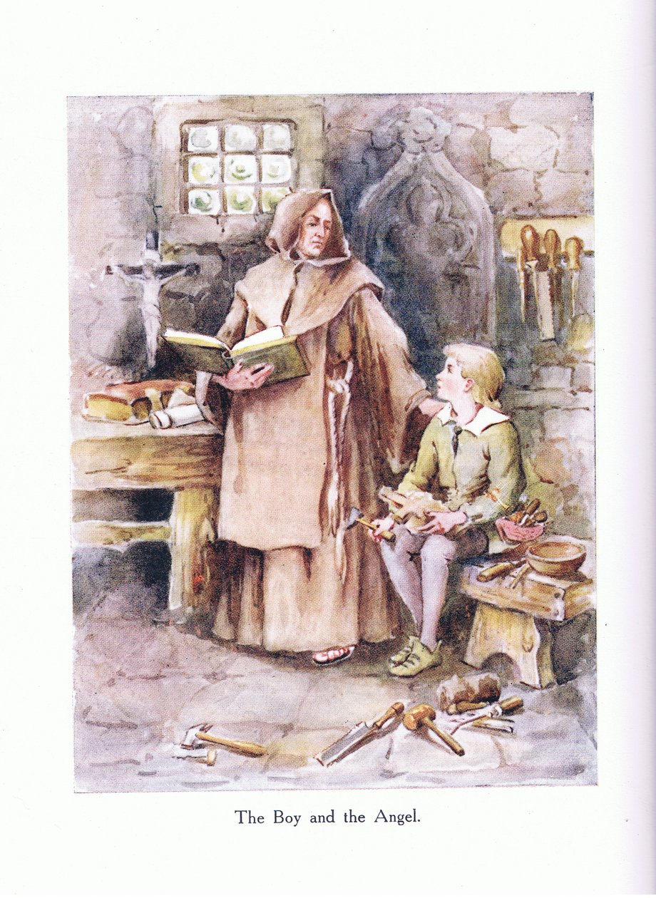 The Boy and the Angel, illustration fra 