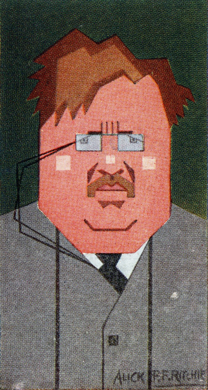 G.K. Chesterton, 1926 af Alick P. F. Ritchie