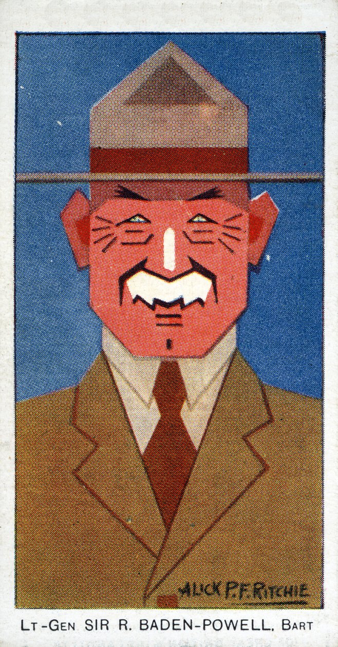 Løjtnant. Sir R. Baden-Powell, 1926 af Alick P. F. Ritchie