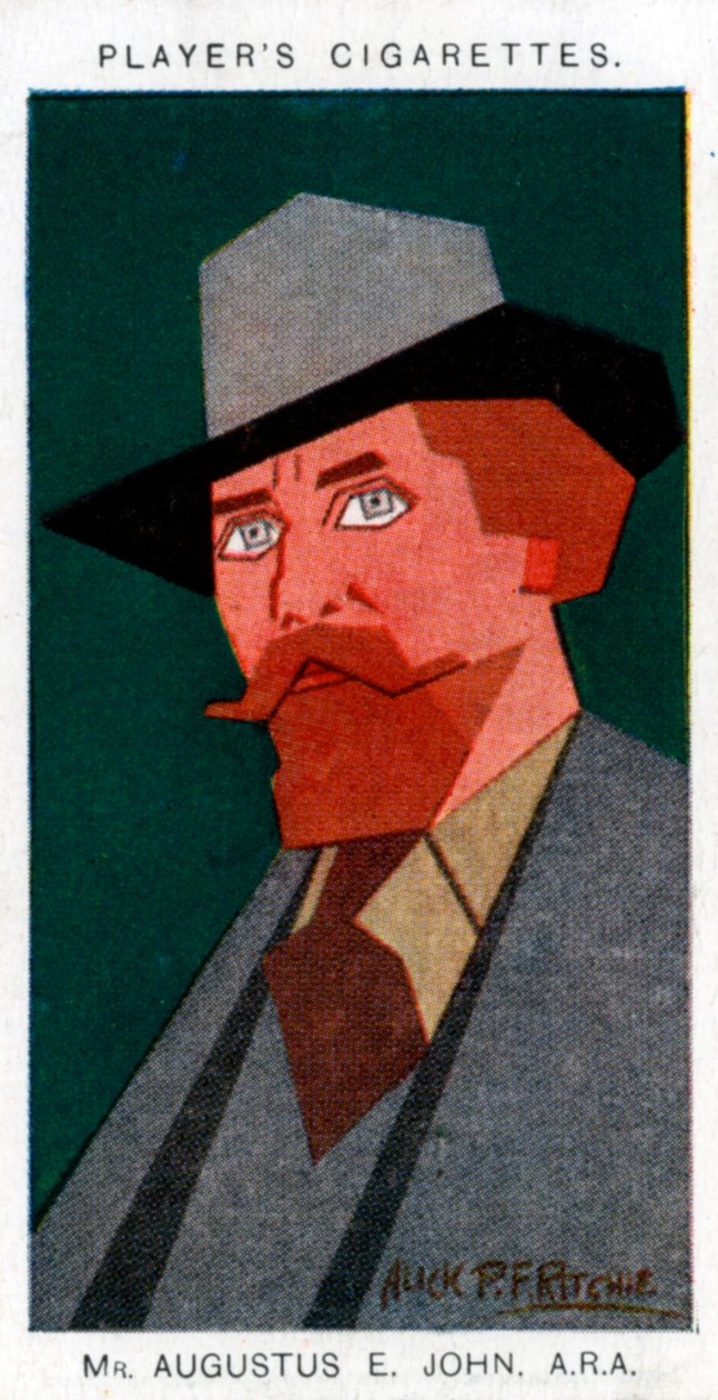 Augustus John, britisk maler, 1926. af Alick P. F. Ritchie