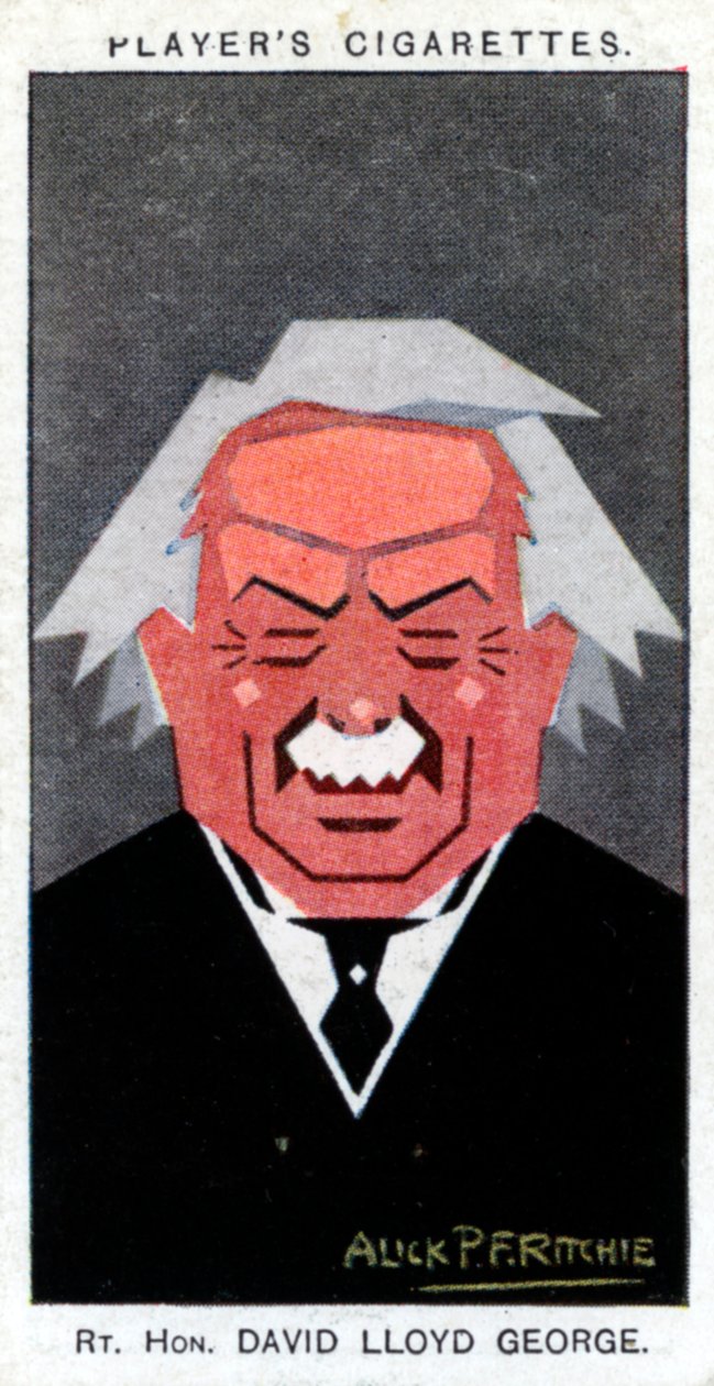 David Lloyd George, 1. jarl Lloyd-George, britisk premierminister, 1926. af Alick P. F. Ritchie