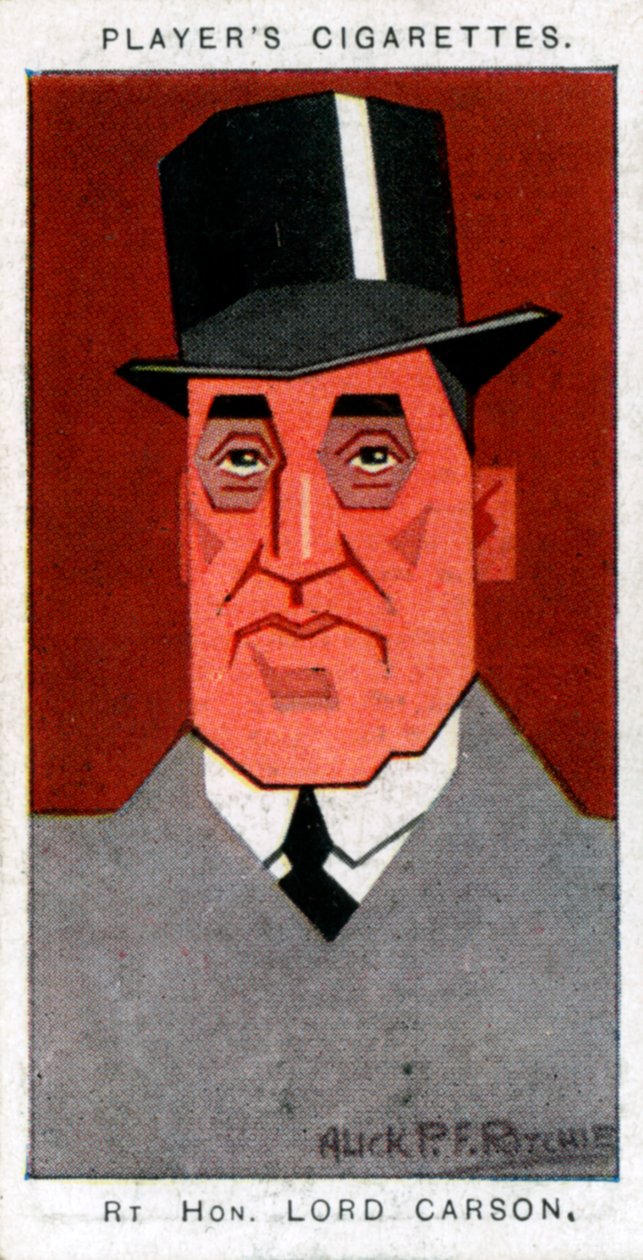 Edward Carson, 1st Baron Carson, Ulster leder og advokat, 1926. af Alick P. F. Ritchie