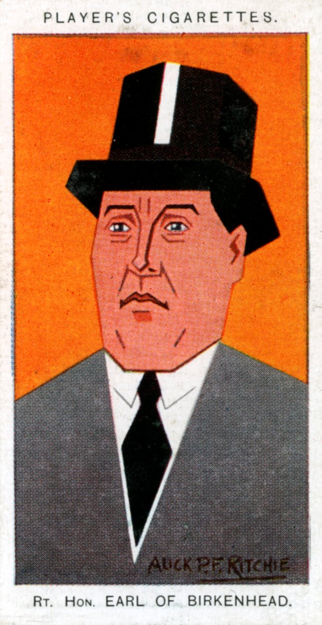 Frederick Edwin Smith, 1st Earl of Birkenhead, Lord Chancellor, 1926. af Alick P. F. Ritchie
