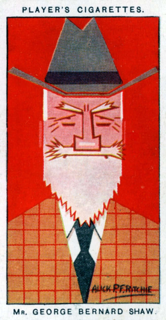 George Bernard Shaw, irsk dramatiker, 1926. af Alick P. F. Ritchie