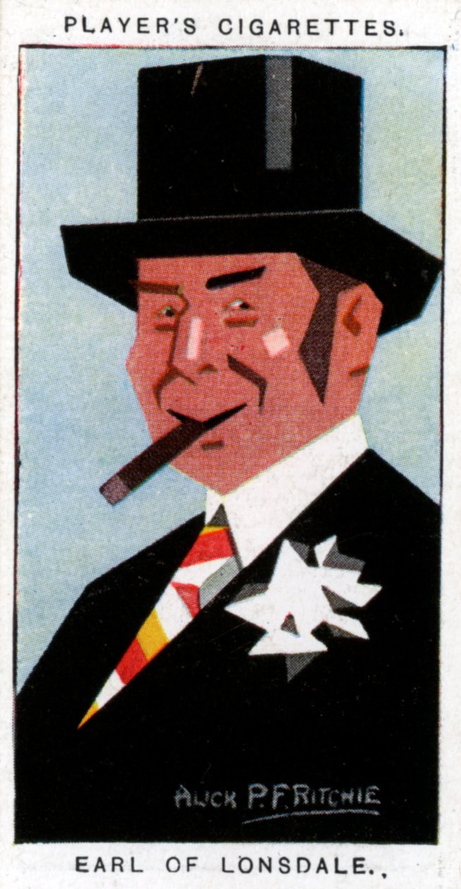 Hugh Cecil Lowther, 5. jarl af Lonsdale, britisk sportsmand, 1926. af Alick P. F. Ritchie