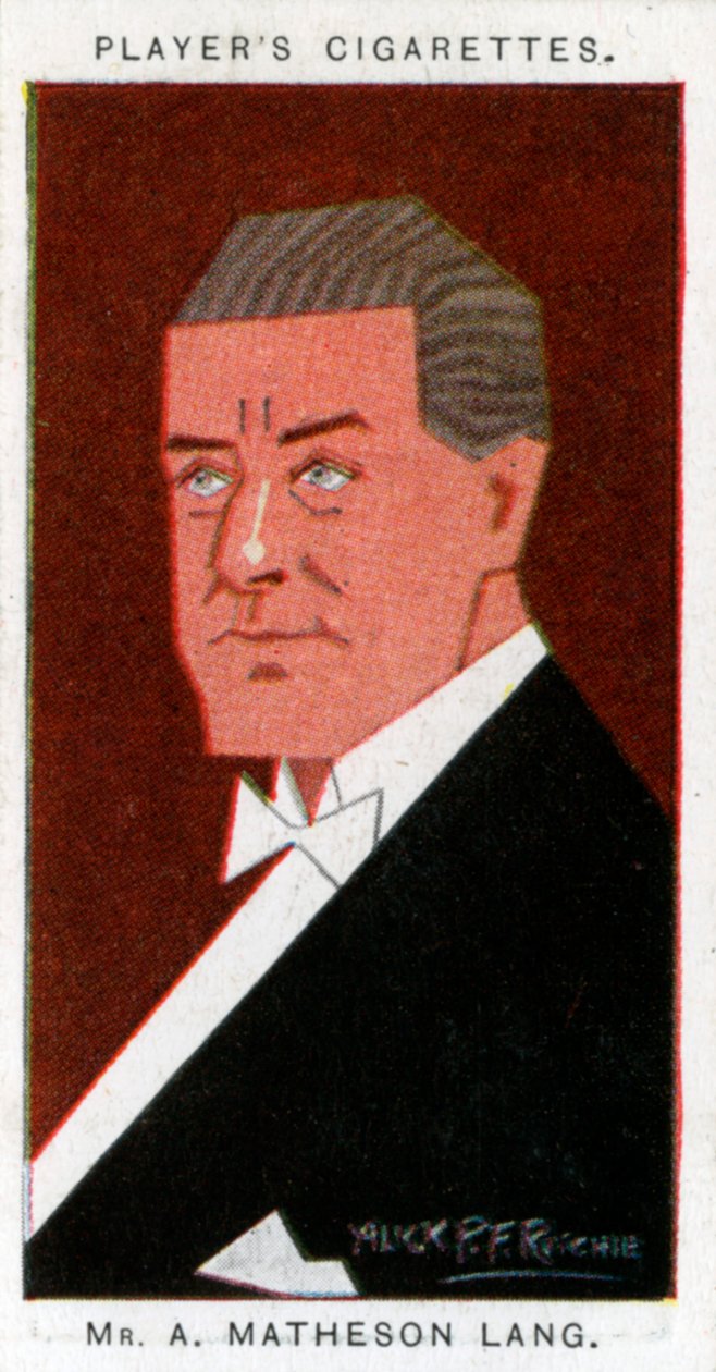 Matheson Lang, canadisk skuespiller-manager og dramatiker, 1926 af Alick P. F. Ritchie