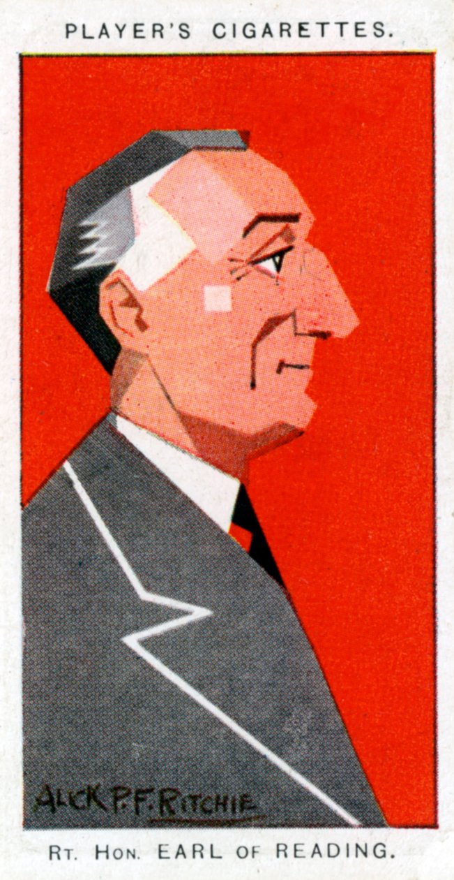 Rufus Isaacs, 1st Marquess of Reading, Lord Chief Justice og diplomat, 1926. af Alick P. F. Ritchie