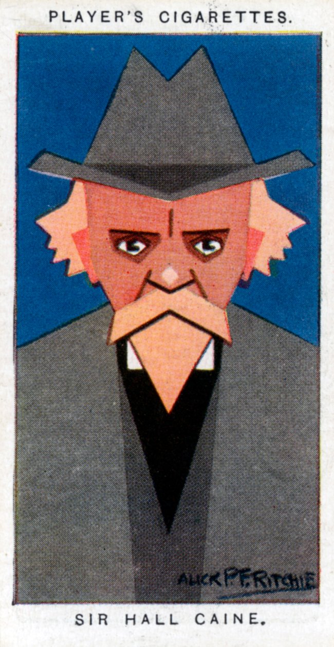 Sir Hall Caine, britisk forfatter, 1926 af Alick P. F. Ritchie