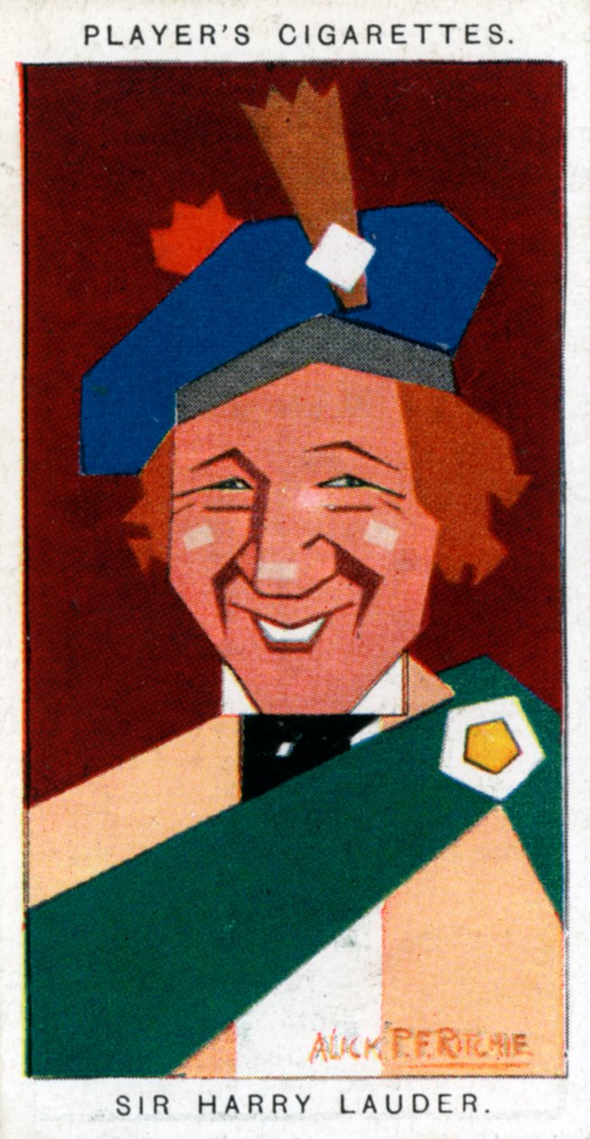 Sir Harry Lauder, skotsk komiker, 1926. af Alick P. F. Ritchie