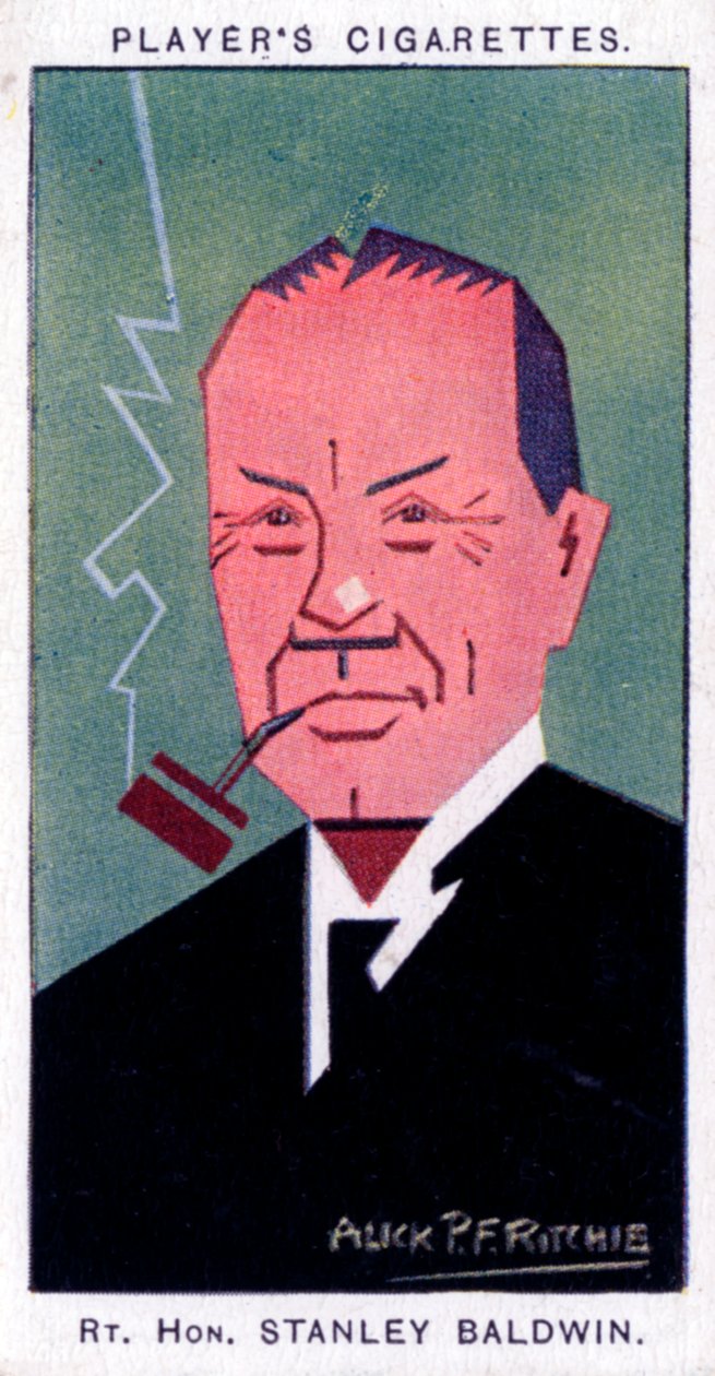 Stanley Baldwin, 1st Earl Baldwin, britisk premierminister, 1926. af Alick P. F. Ritchie
