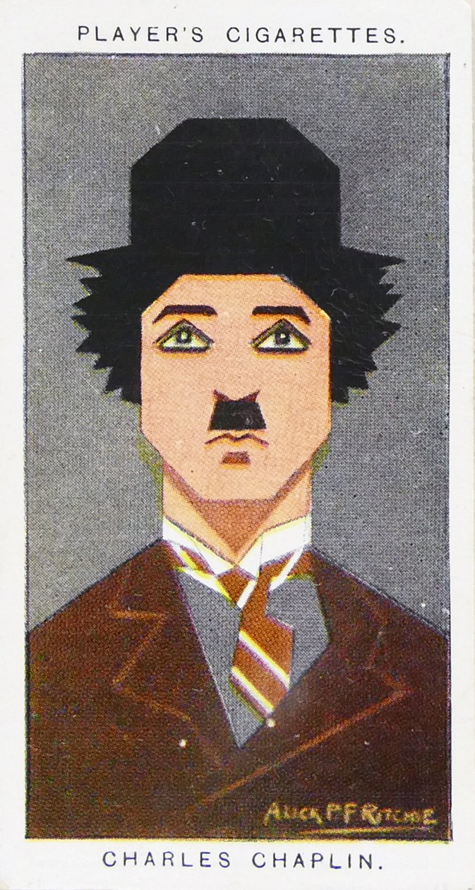1926 Spillerens cigaretkort, der viser: Charlie Chaplin af Alick Penrose Forbes Ritchie