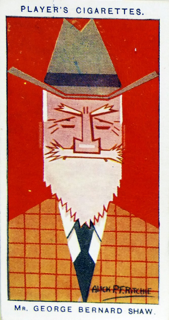 George Bernard Shaw af Alick Penrose Forbes Ritchie