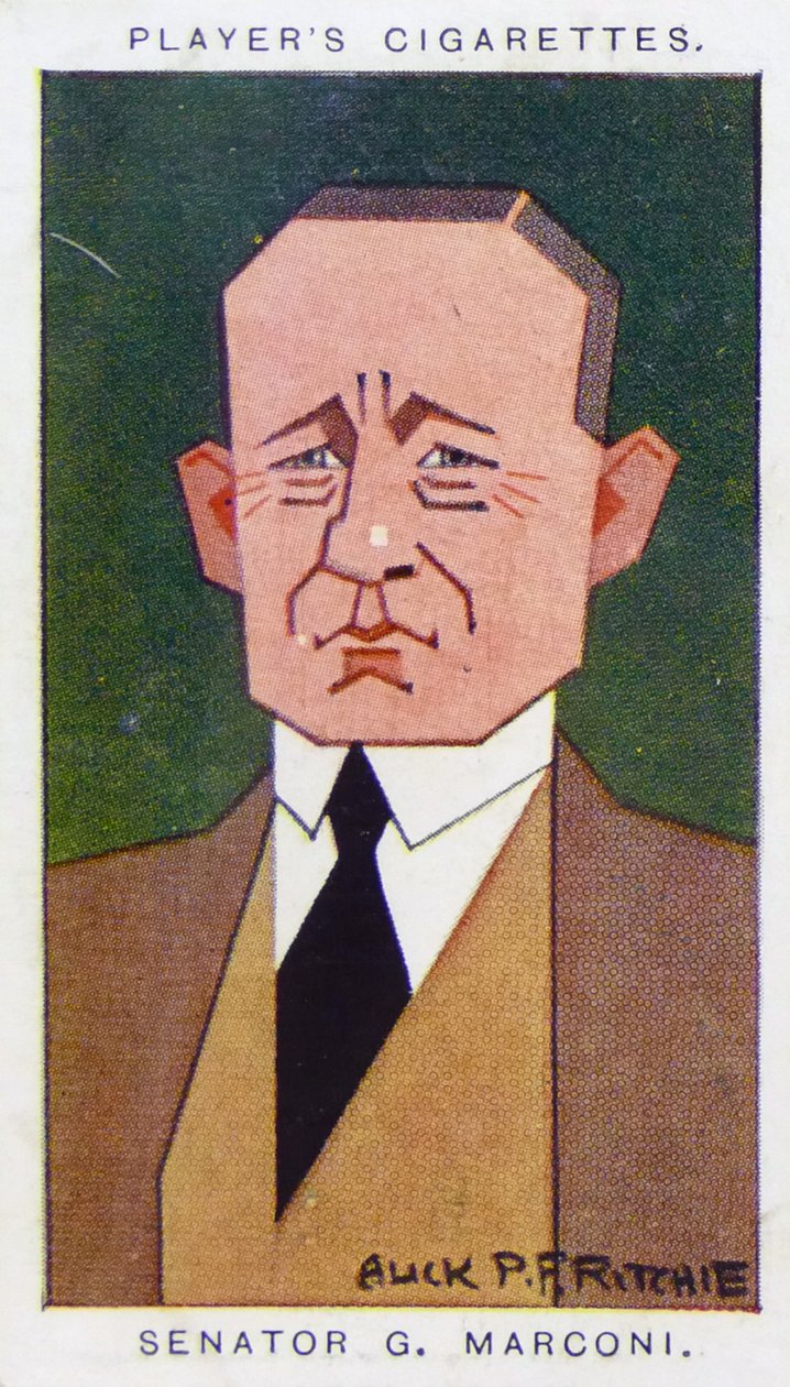 Guglielmo Marconi af Alick Penrose Forbes Ritchie