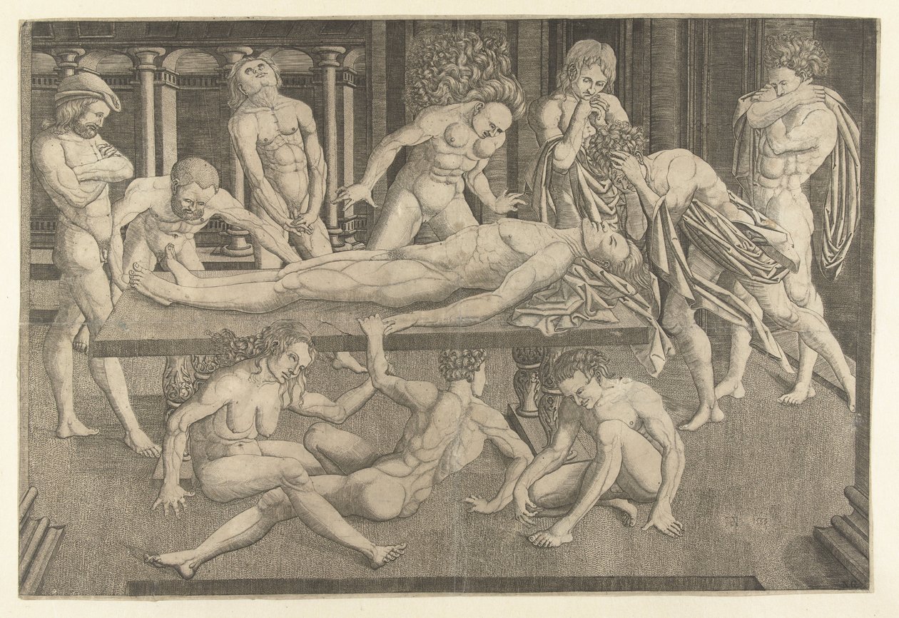 De bening van guttmelta de narni af Allaert Claesz. (attributed to)