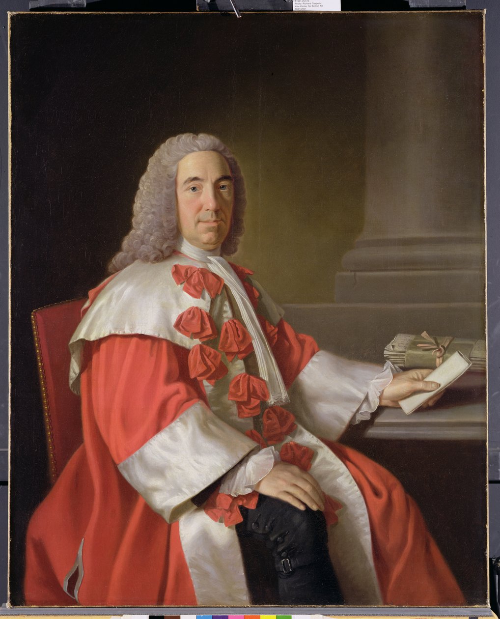 Alexander Boswell, Lord Auchinleck, ca. 1754-55 af Allan Ramsay