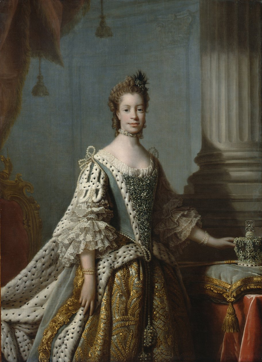 Charlotte Sophia af Mecklenburg-Strelitz, 1762 af Allan Ramsay