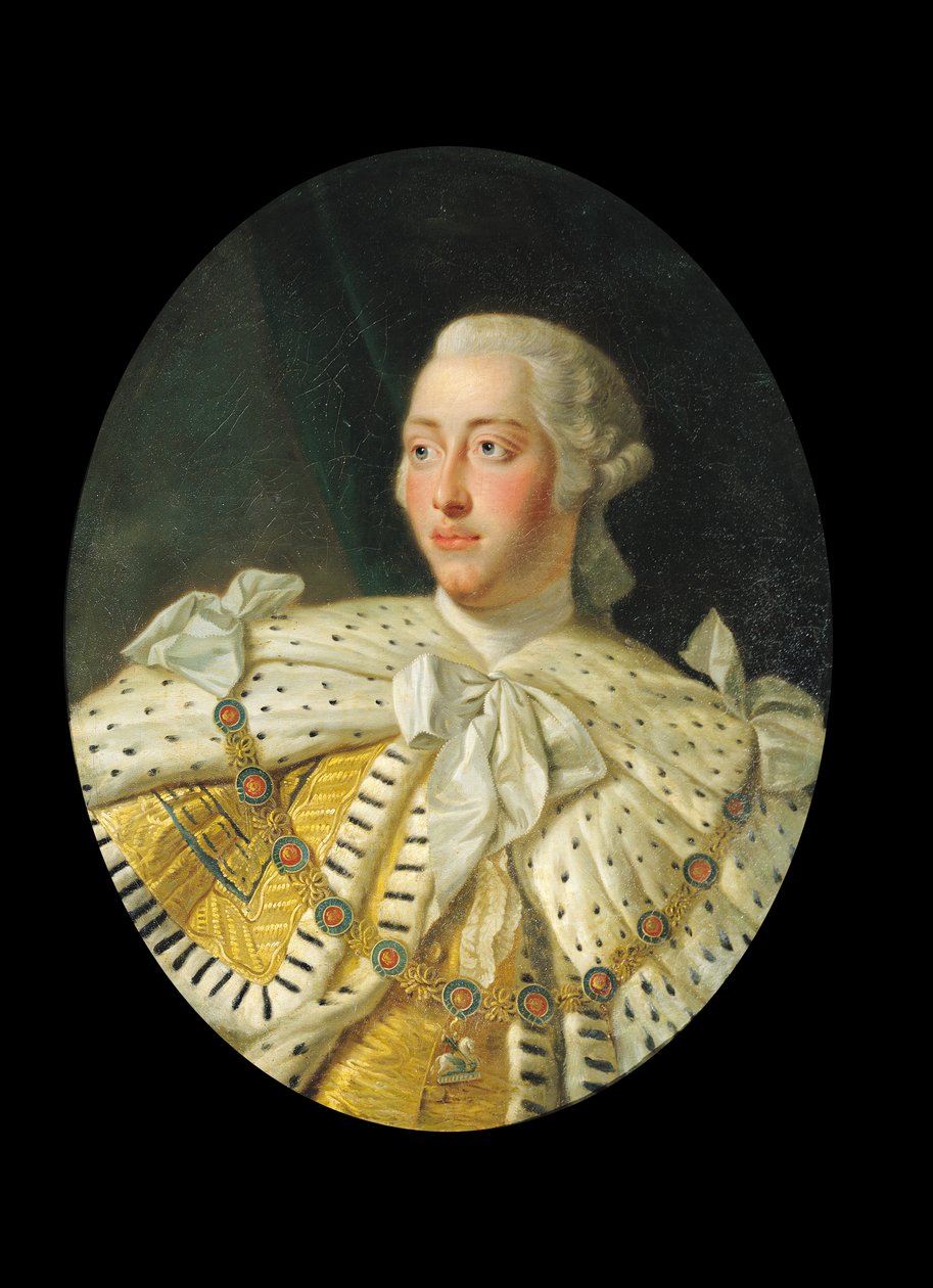 Portræt af kong George III, efter 1760 af Allan Ramsay