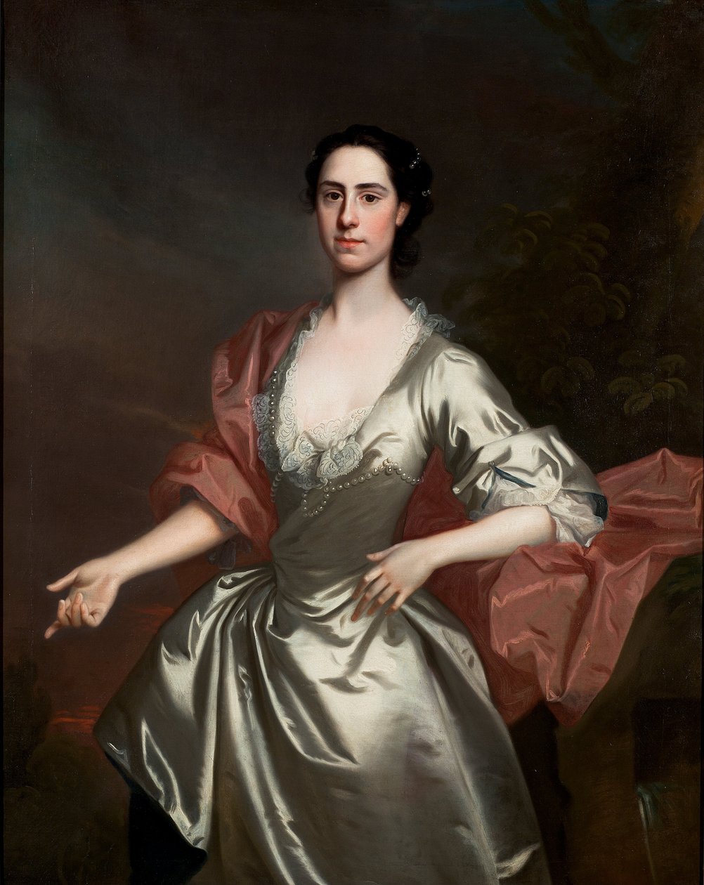 Portræt af Lady Susanna Campbell, født Bernard (d. 1751) af Allan Ramsay