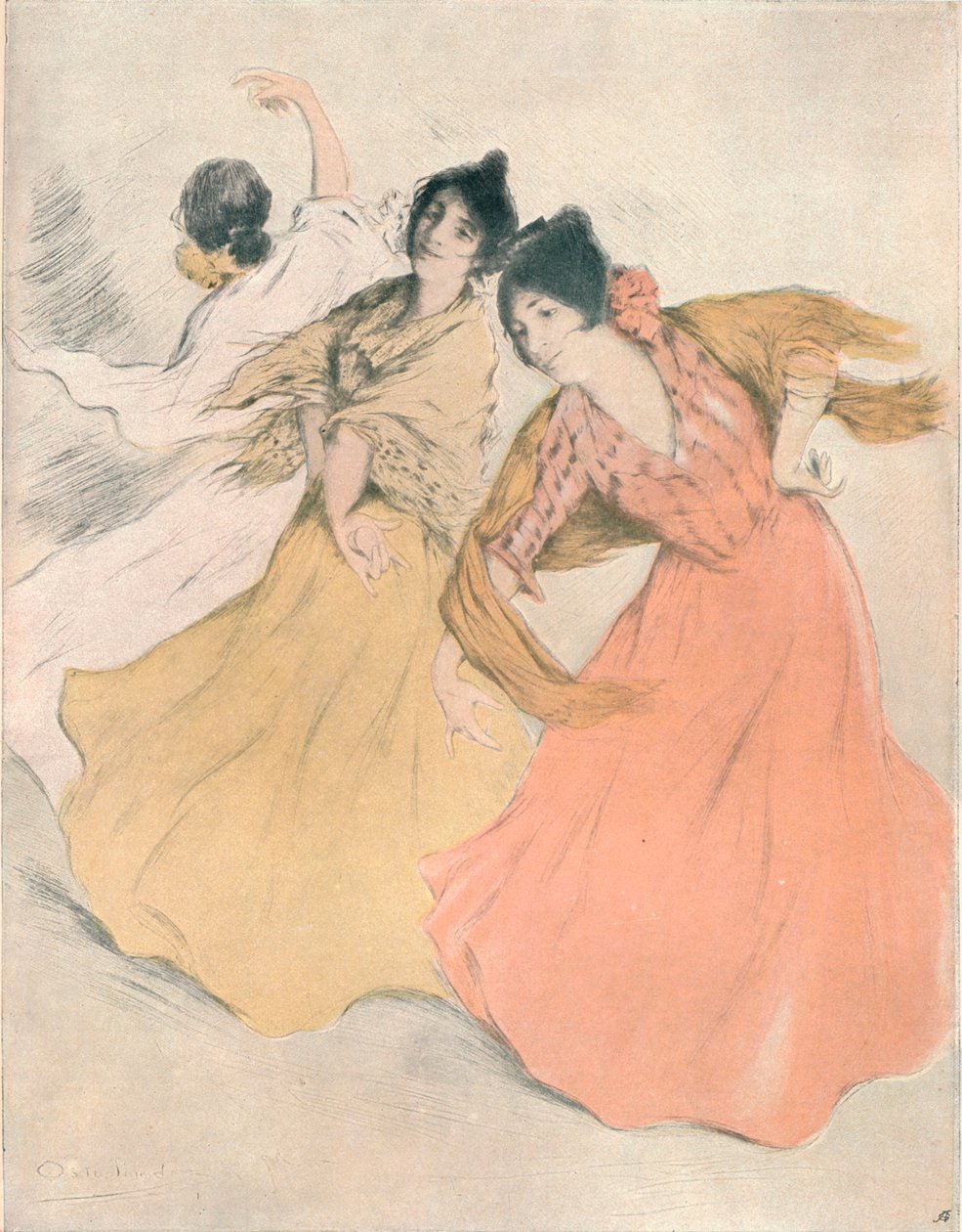 Spanske dansere, c1875-1903, 1903 af Allan Osterlind