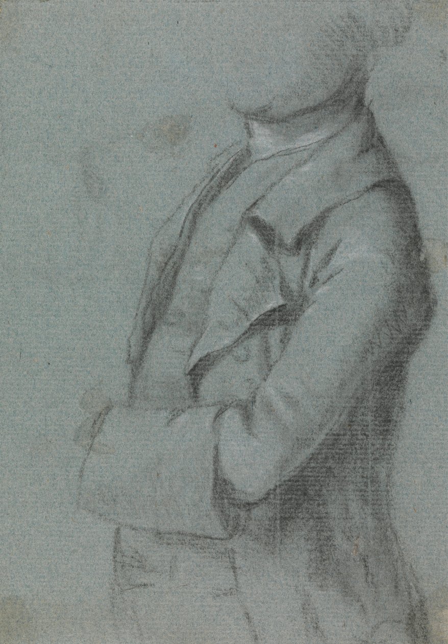 Kostumestudie til et portræt af en mand af Allan Ramsay