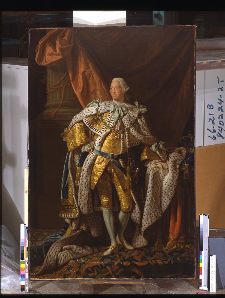Kong George III (olie på lærred) af Allan Ramsay