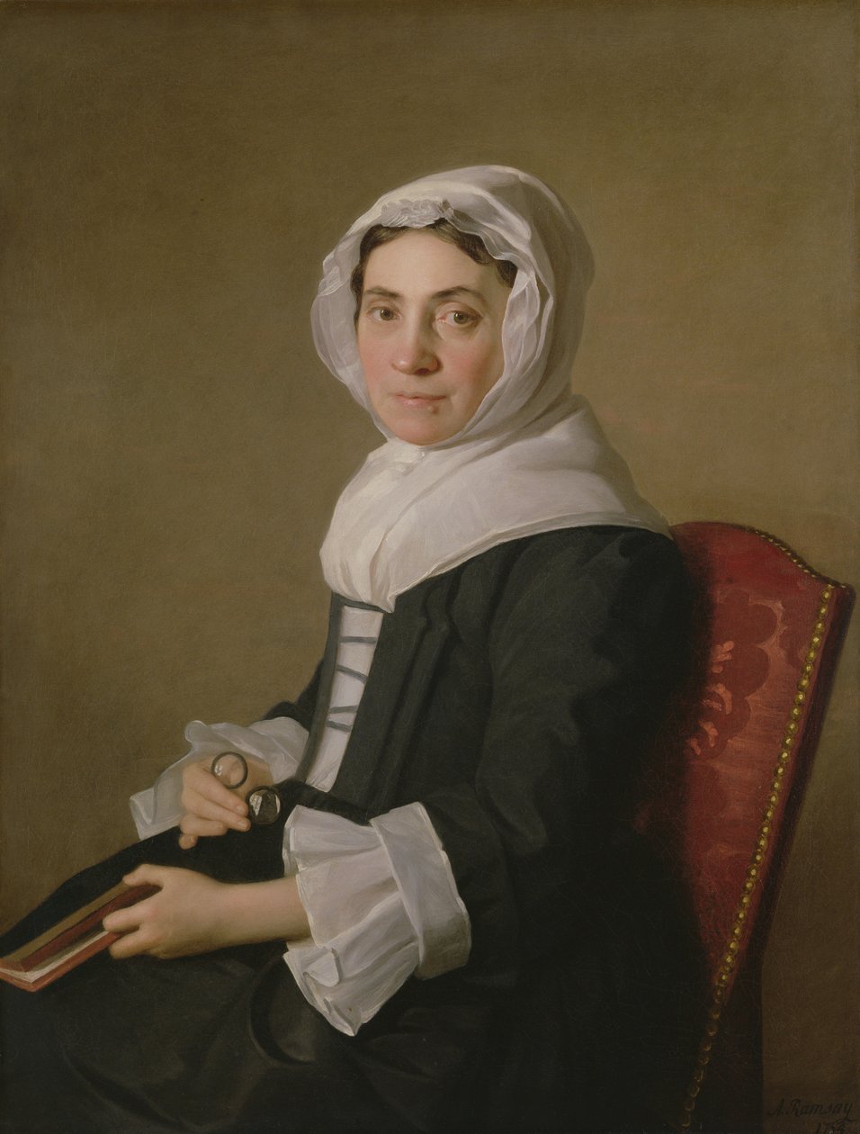 Mary Adam, 1754 af Allan Ramsay