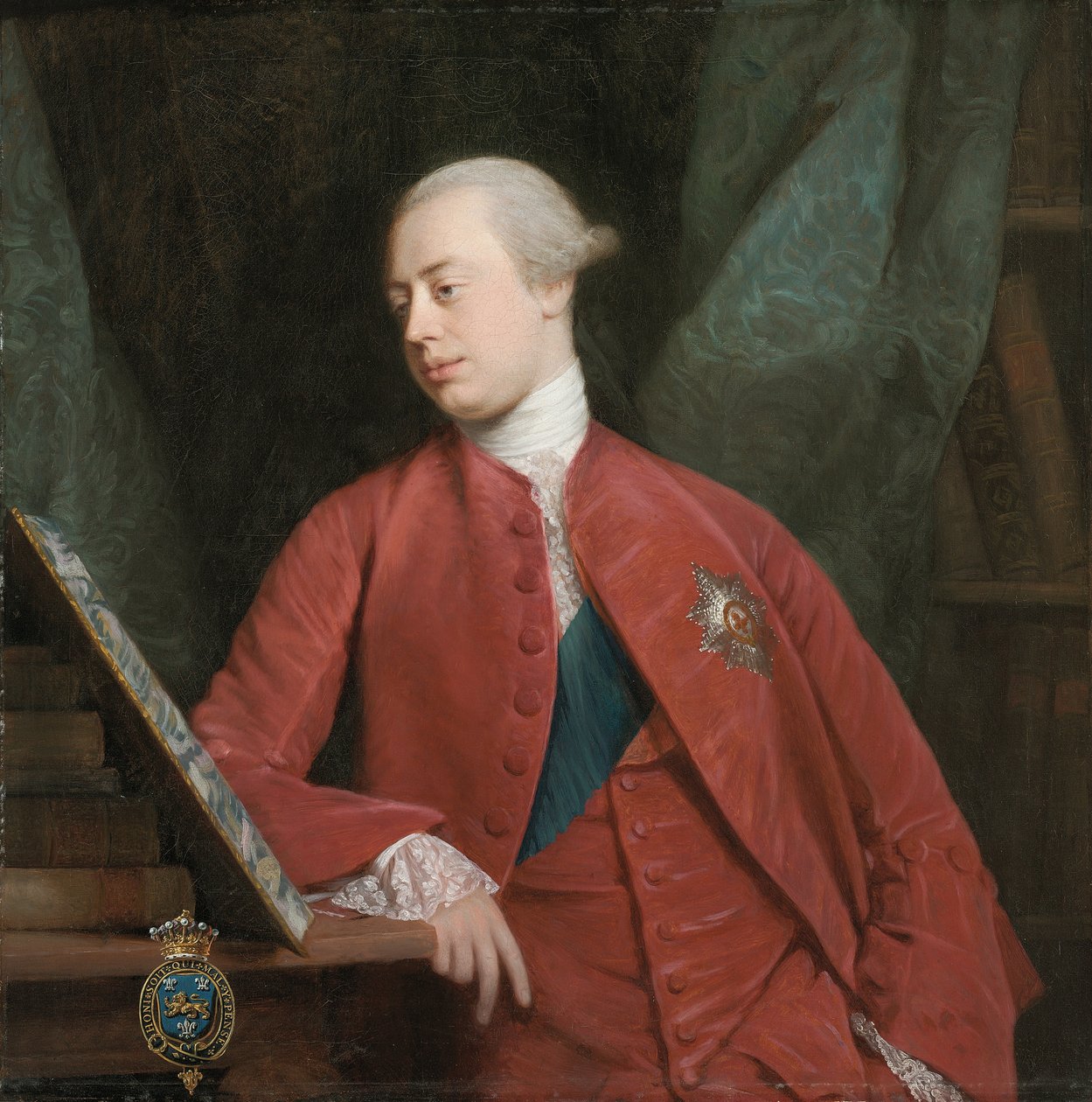 Portræt af Frederick, Lord North K. G., senere 2. jarl af Guildford af Allan Ramsay