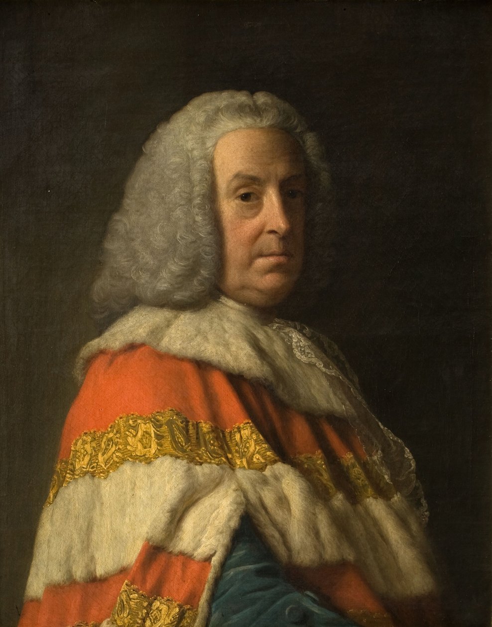 Portræt af Sir William Pulteney, jarl af Bath, 1750-64. af Allan Ramsay
