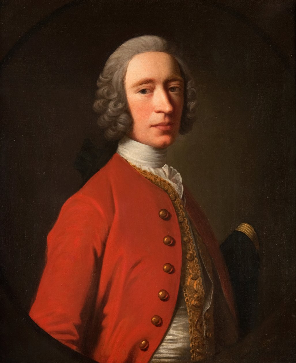 Portræt af en mand af Allan Ramsay