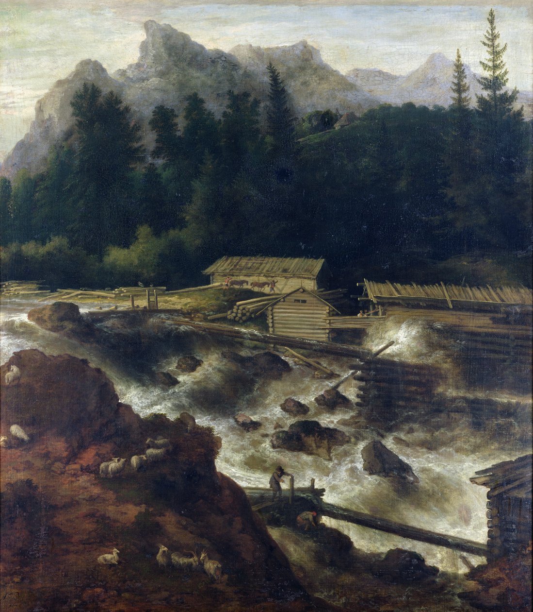 Skandinavisk Landskab, 1670 af Allart van Everdingen