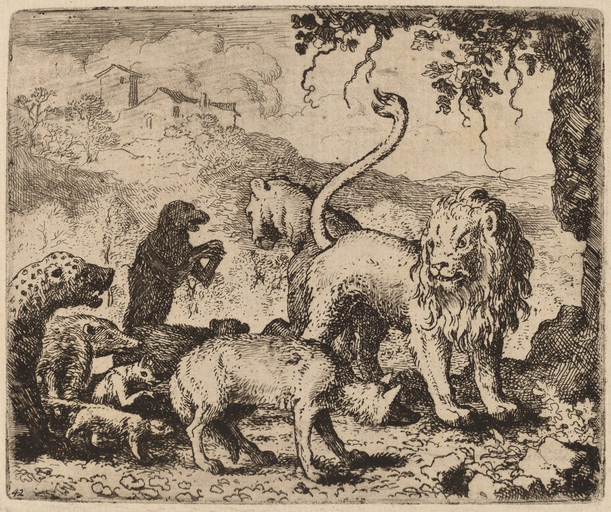 Reynard anklaget af Allart van Everdingen