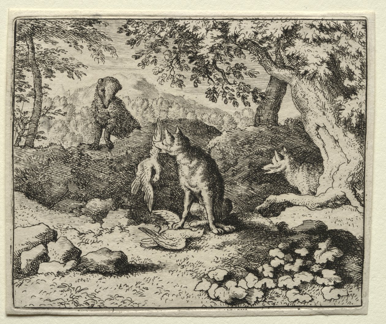 Reynard the Fox: Badger Comes to Warn Reynard af Allart van Everdingen