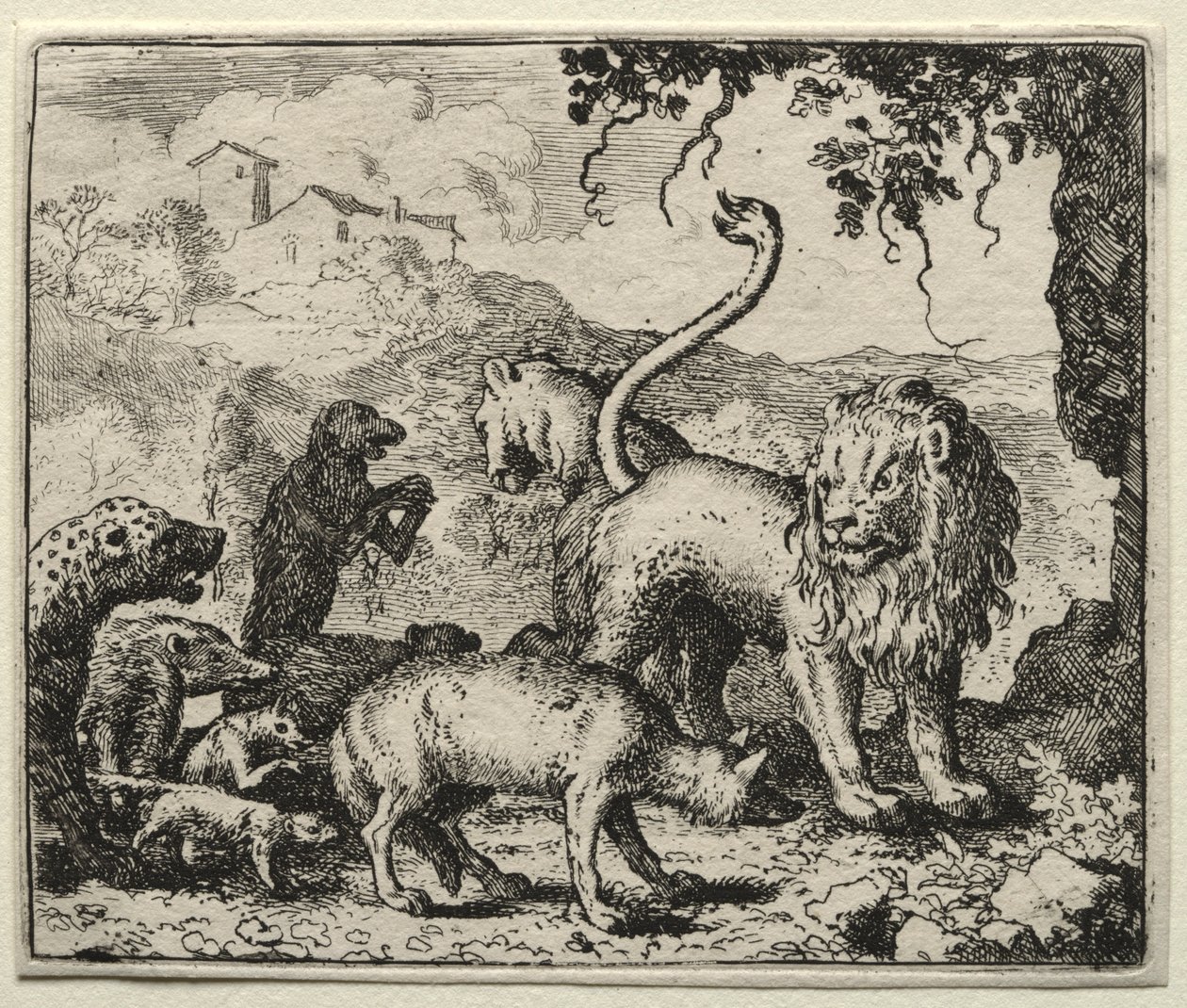 Reynard the Fox: First Complaint of the Wolf. af Allart van Everdingen